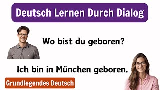 Deutsch Lernen durch Hören A1B2  Deutsche Gespräche zur Verbesserung der Sprechfähigkeiten [upl. by Audres892]