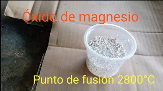 cómo obtener óxido de magnesio de la sal de mar [upl. by Atsok371]