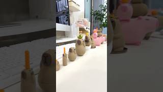 Look this is the capybara army I built for youcapybara 3d creative ornaments gift cute new [upl. by Lorelle]