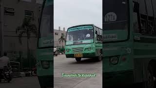 Tirunelveli to Kalakkad bus greenbus tirunelveli tiruchendur tnstcbusvideo tnstc travel [upl. by Noimad]