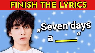 FINISH THE LYRICS  28 Popular TikTok Songs 🎵  Music Quiz [upl. by Suilmann643]