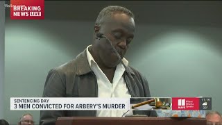 Ahmaud Arberys dad speaks before killers sentencing [upl. by Nywra]