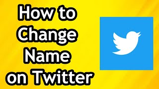 How to Change Display Name on Twitter  Full Guide [upl. by Pontus]