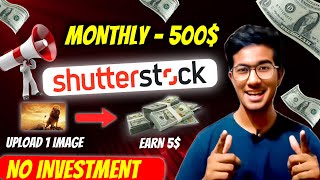 Shutterstock complete tutorial  Earn Dollars on mobile Using AI  Upload Image and earn Dollars [upl. by Arednaxela171]