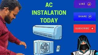 6ac insatalaion today airconditioning hardworkacwork acmakanic shortesviodescondent viodes [upl. by Idnew788]