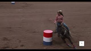 Black Cowgirl Barrel Racing at the BPCCA Rodeo [upl. by Marou]