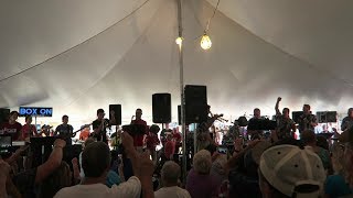 Dueling Bands at Pulaski Polka Days 2018 Polka Family and Box On [upl. by Haleeuqa]