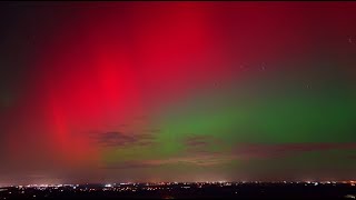 Aurora Borealis over Cottenham England 10th October 2024 [upl. by Llertnad]