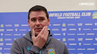 INTERVIEW  David Healy postmatch vs Coleraine  16042024 [upl. by Bronny]