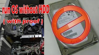 Run Any operating system without hard drive in hindiurdu [upl. by Raamal]