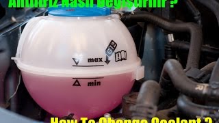 VW Antifiriz Nasıl Değiştirilir  How To Change VW Coolant [upl. by Nytsua840]