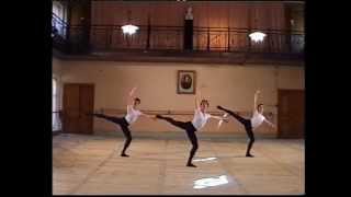 Vaganova Ballet Academy Adagio class BYBregvadze 2002 Moskvito Lobukhin Garon [upl. by Dagmar]