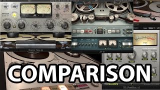 COMPARISON Kramer Tape J37 Reelbus Studer A80 and Telefunken M15 [upl. by Benildis]