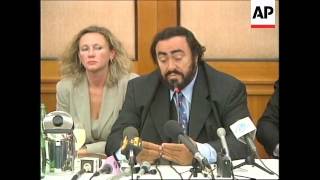 RUSSIA MOSCOW PAVAROTTI VOICES FEELINGS ABOUT PRINCESS DIANA [upl. by February]