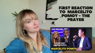 Russian first reaction to Marcelito Pomoy  The Prayer  Celine Dion and Andrea Bocelli [upl. by Aicnorev73]