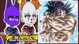 Gods of Destruction React to Goku Kakumei  Gacha React  Dragon Ball Kakumei  Tiktok  Part 1 [upl. by Lindy]