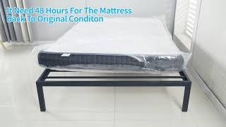 DIKAPA Comfort Hybrid Pocket Spring Latex Mattress set 10quot [upl. by Reld]