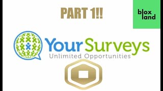 How to do surveys correctly in bloxland [upl. by Buskirk]