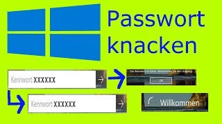 Windows Passwort knacken  Tutorial [upl. by Nylanaj]