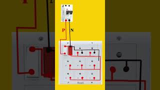 8 socket board wiring youtubeshorts electrical electronictechnician viralshorts viralvideo [upl. by Osgood]