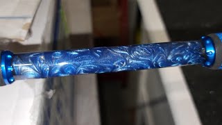 Marble Design Fishing Rod by Get More OutdoorsGMO Custom Rods [upl. by Roseline]