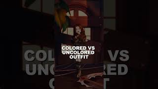 Coloured VS Uncolored robloxdti dresstoimpress robloxedit trend meme dti dresstoimpress [upl. by Jinny]