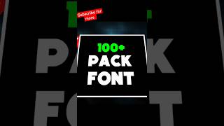 FREE Font Pack  100 FREE Fonts [upl. by Ab]