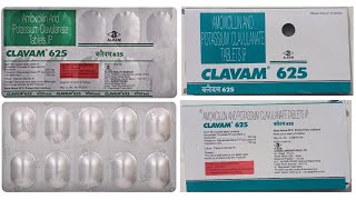 Clavam 625mg tabletAmoxicillin and potassium clavulanate tablet in hindi 2021 [upl. by Edny836]