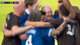 Paul Gascoigne Goal  Rangers Legends vs World Legends [upl. by Christianna]