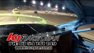 OnBoard Aidan Raymont  Modified Production Aust Title  Mildura Speedway  April 7th 2012 [upl. by Okikuy]