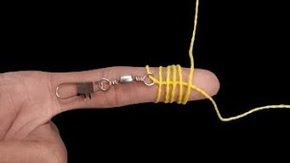 swivel Knot বাধার সঠিক নিয়ম শিখুন মাত্র এক মিনিটে ✅how to set swivel in fishing line✅Fisheries Gang [upl. by Carla]