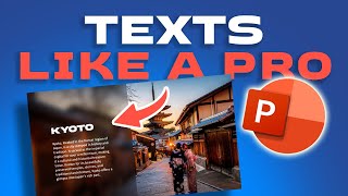 Add TEXTS like a PRO in PowerPoint 4 CREATIVE WAYS Step by Step 😊 [upl. by Luhar]