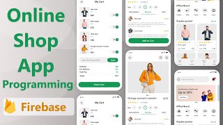 Online Shop Android Studio Project With Firebase  Online Shop Ecommerce Programming [upl. by Clementas]