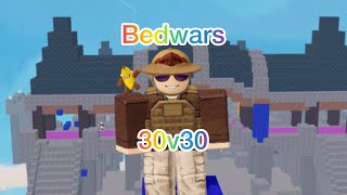 Roblox Bedwars 30v30 [upl. by Yffat895]