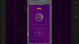 EASY Wireframe Vortex Shape in Adobe Illustrator [upl. by Llenrag]