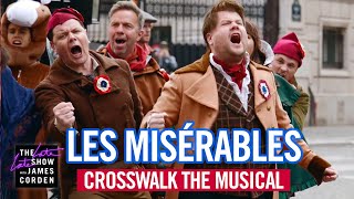 Crosswalk the Musical in Paris  Les Misérables  LateLateLondon [upl. by Oirogerg472]