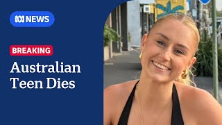 Australian teen dies after suspected Laos methanol poisoning  ABC News [upl. by Htinek]