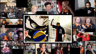 Just One Block  Haikyuu Season 3 Episode 4 Reaction Mashup  Tsukkishima Blocks Ushijima [upl. by Marelya]