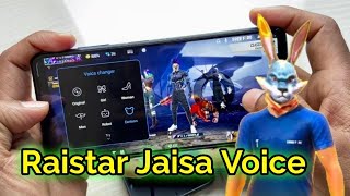 raistar jaisa voice free fire voice changer new video freefire trendingvideo voicechangerraistar [upl. by Nertie]