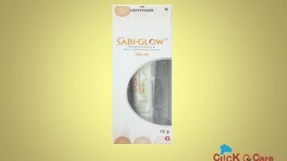 Sabi Glow Cream  Glenmark [upl. by Jonie]