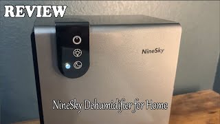 Review Of NineSky 95oz Dehumidifier  Does The NineSky Dehumidifier REALLY Work [upl. by Daht]