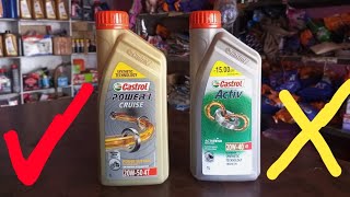 Castrol vs Castrol  20w50 vs 20w40  engine oil [upl. by Madlen]