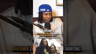 Lil Durk On FBG Ducks Mom Wanting Him To Stop Dissing Her Son fbgduck lildurk [upl. by Aicilra74]