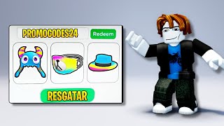 Todos os CÓDIGOS de ITENS GRÁTIS DO ROBLOX 2024 [upl. by Martinez]