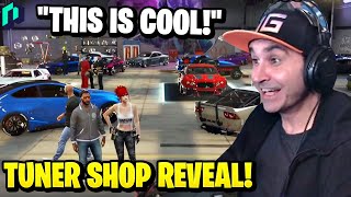 Summit1g Reacts NoPixel 6STR Tuner Shop RP Trailer amp Shows GTR R32  GTA 5 [upl. by Ennaeiluj]