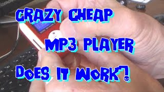 Mini MP3 Music Player  £2 post free Does it Work [upl. by Handal]