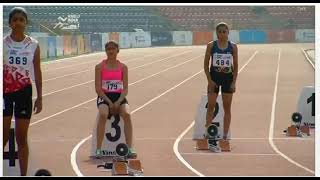 Payal Vohr 200m final junior Girls Khelo India Youth Games 2020 [upl. by Janean685]