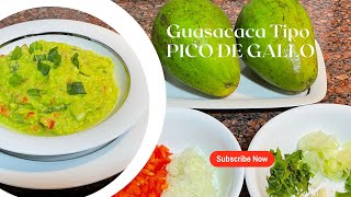 COMO HACER GUASACACA VENEZOLANA PERFECTA GUACAMOLE ESTILO PICO DE GALLO GLUTEN FREE guacamole [upl. by Yerfej]