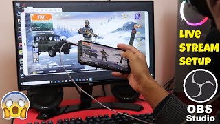 How to Stream PUBG  BGMI From iPad or iPhone  OBS Studio Live Stream Setup 😱 [upl. by Llednov]