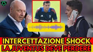 Intercettazione shock Marotta Rocchi quotLa Juventus deve perdere assolutamentequot [upl. by Neron860]